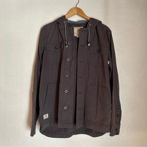 Vans Charcoal Hooded Military Jacket